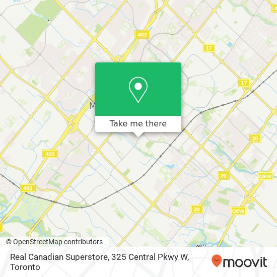 Real Canadian Superstore, 325 Central Pkwy W map