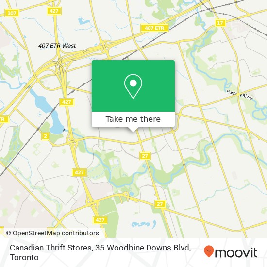 Canadian Thrift Stores, 35 Woodbine Downs Blvd plan