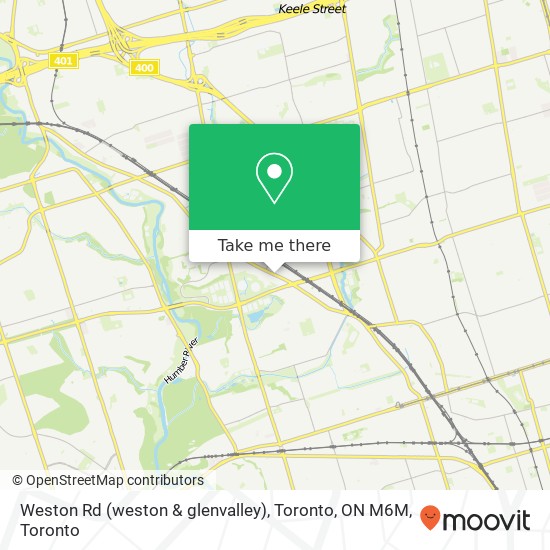 Weston Rd (weston & glenvalley), Toronto, ON M6M map