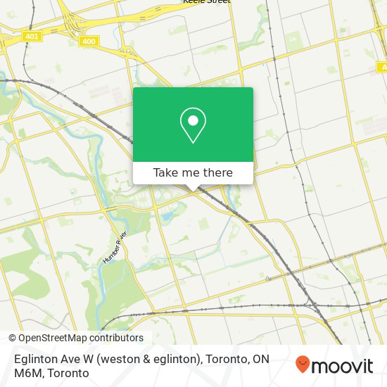 Eglinton Ave W (weston & eglinton), Toronto, ON M6M plan