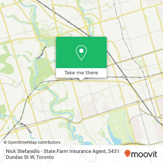 Nick Stefanidis - State Farm Insurance Agent, 3431 Dundas St W plan