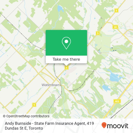 Andy Burnside - State Farm Insurance Agent, 419 Dundas St E map