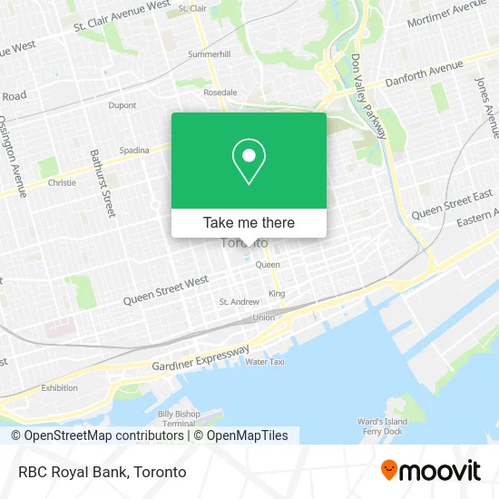 RBC Royal Bank map