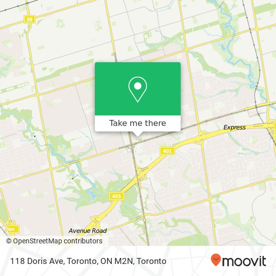 118 Doris Ave, Toronto, ON M2N plan