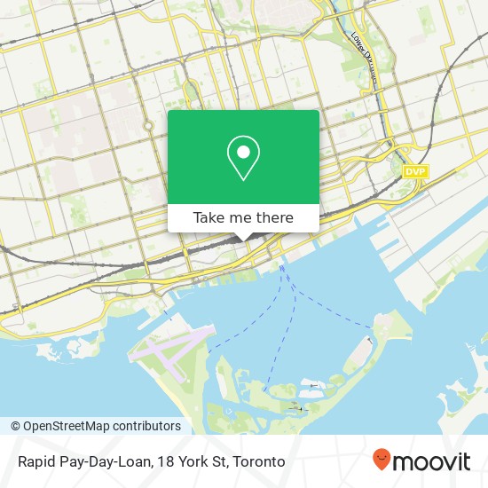 Rapid Pay-Day-Loan, 18 York St map