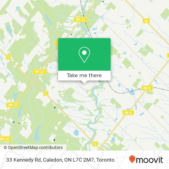 33 Kennedy Rd, Caledon, ON L7C 2M7 map
