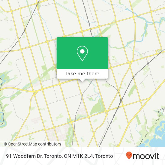 91 Woodfern Dr, Toronto, ON M1K 2L4 plan