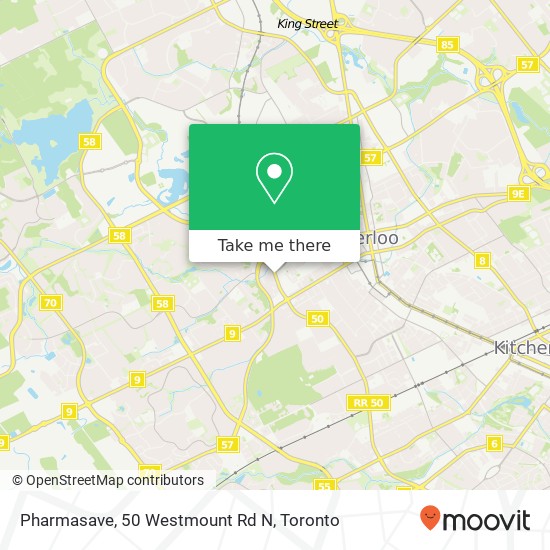 Pharmasave, 50 Westmount Rd N map
