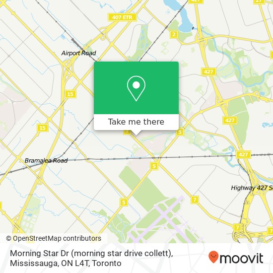 Morning Star Dr (morning star drive collett), Mississauga, ON L4T plan