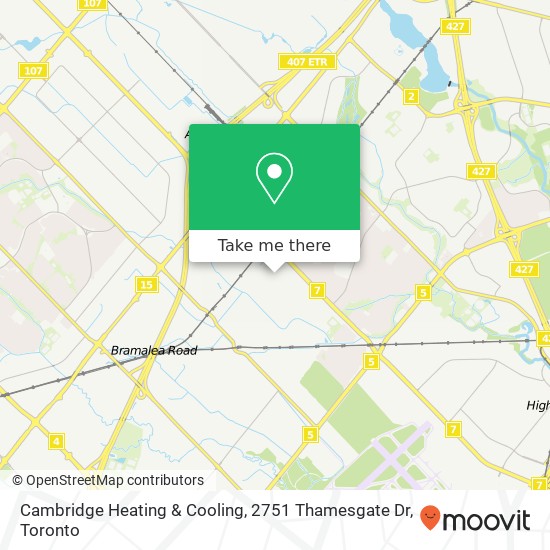 Cambridge Heating & Cooling, 2751 Thamesgate Dr map