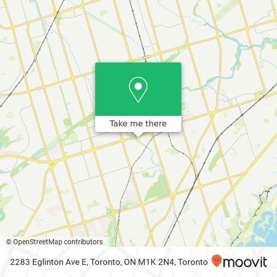 2283 Eglinton Ave E, Toronto, ON M1K 2N4 map