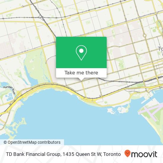 TD Bank Financial Group, 1435 Queen St W plan