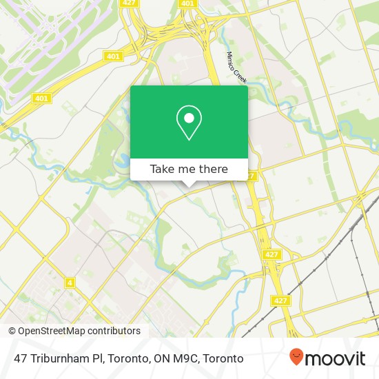 47 Triburnham Pl, Toronto, ON M9C plan
