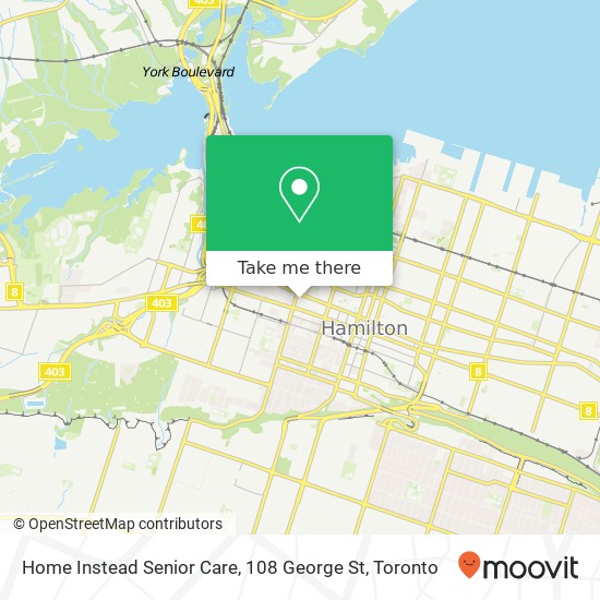 Home Instead Senior Care, 108 George St plan