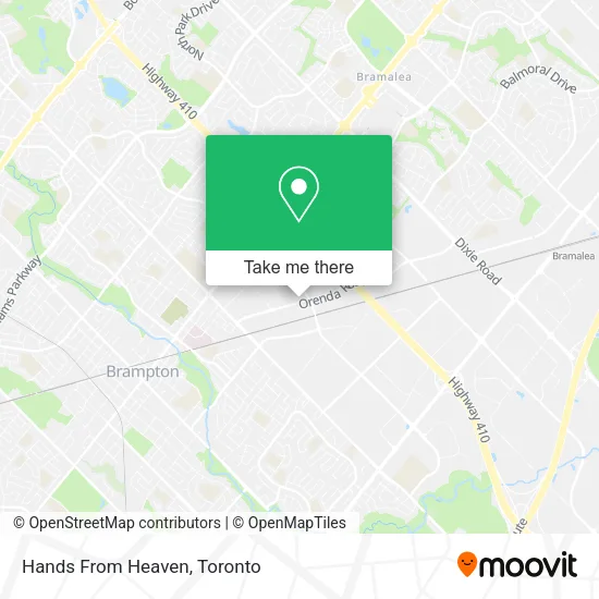 Hands From Heaven map