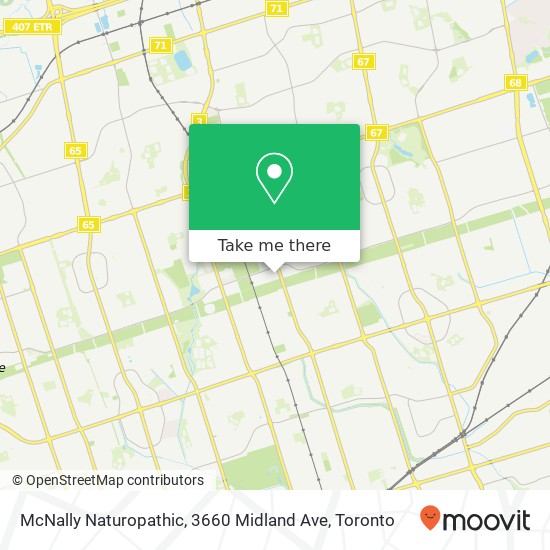 McNally Naturopathic, 3660 Midland Ave map