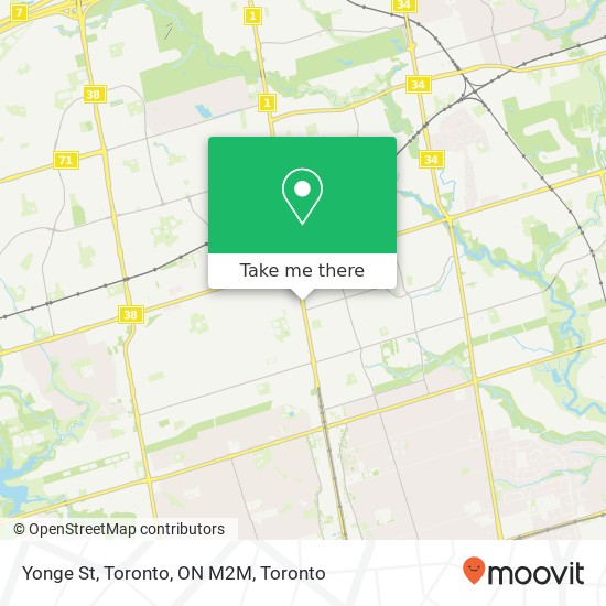 Yonge St, Toronto, ON M2M map