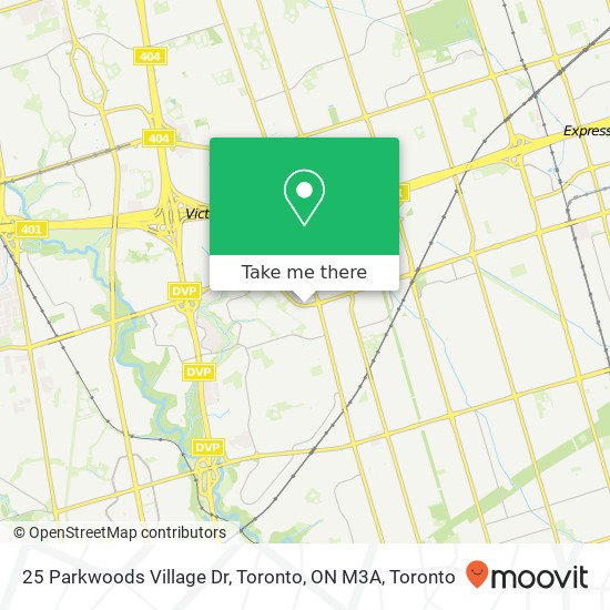 25 Parkwoods Village Dr, Toronto, ON M3A plan