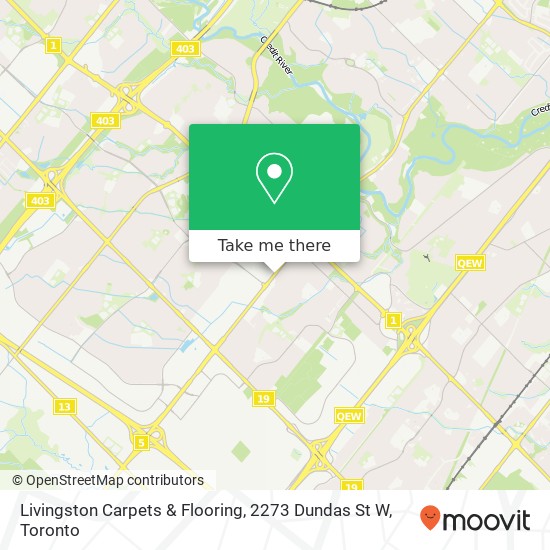 Livingston Carpets & Flooring, 2273 Dundas St W map