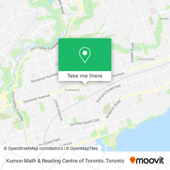 Kumon Math & Reading Centre of Toronto map