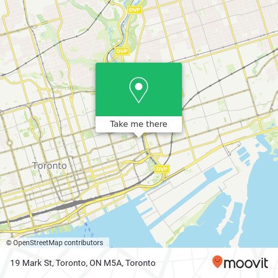 19 Mark St, Toronto, ON M5A map