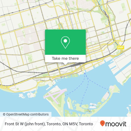 Front St W (john front), Toronto, ON M5V map