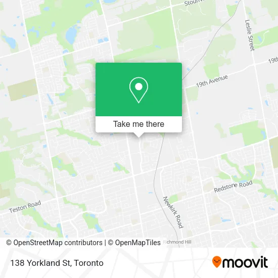 138 Yorkland St map