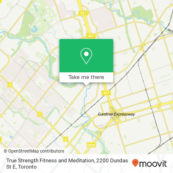 True Strength Fitness and Meditation, 2200 Dundas St E plan