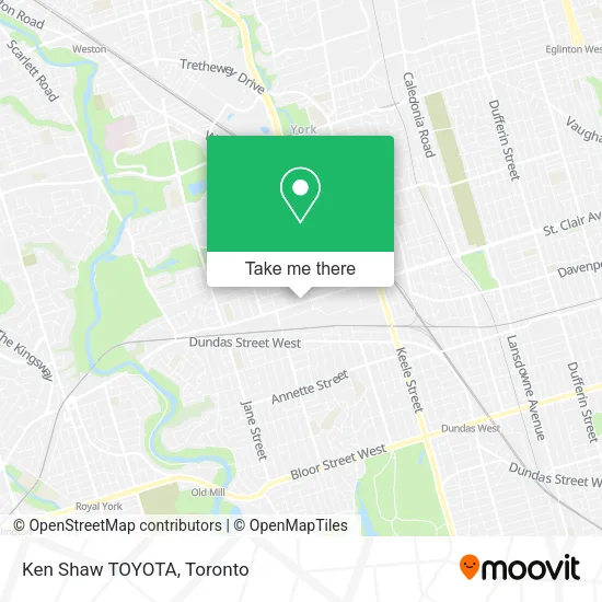 Ken Shaw TOYOTA map