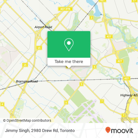 Jimmy Singh, 2980 Drew Rd map