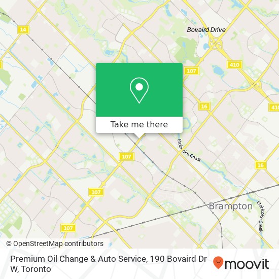 Premium Oil Change & Auto Service, 190 Bovaird Dr W map