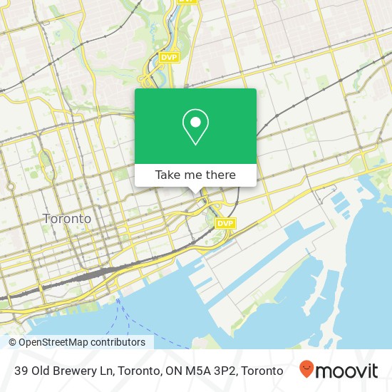 39 Old Brewery Ln, Toronto, ON M5A 3P2 plan