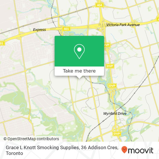 Grace L Knott Smocking Supplies, 36 Addison Cres map