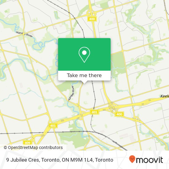 9 Jubilee Cres, Toronto, ON M9M 1L4 map
