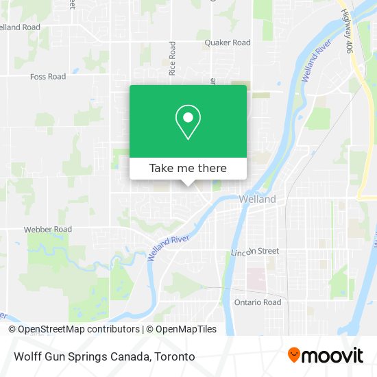 Wolff Gun Springs Canada map