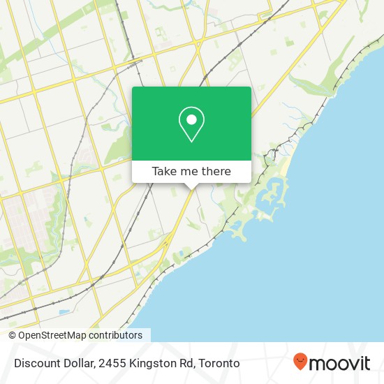 Discount Dollar, 2455 Kingston Rd map