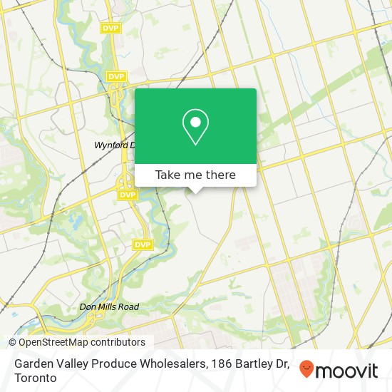 Garden Valley Produce Wholesalers, 186 Bartley Dr map