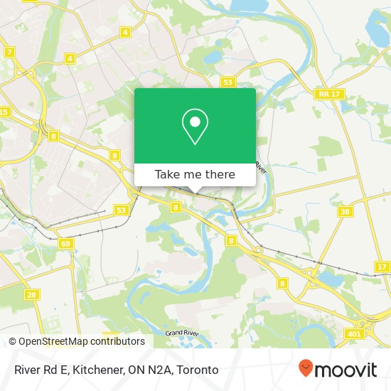 River Rd E, Kitchener, ON N2A plan