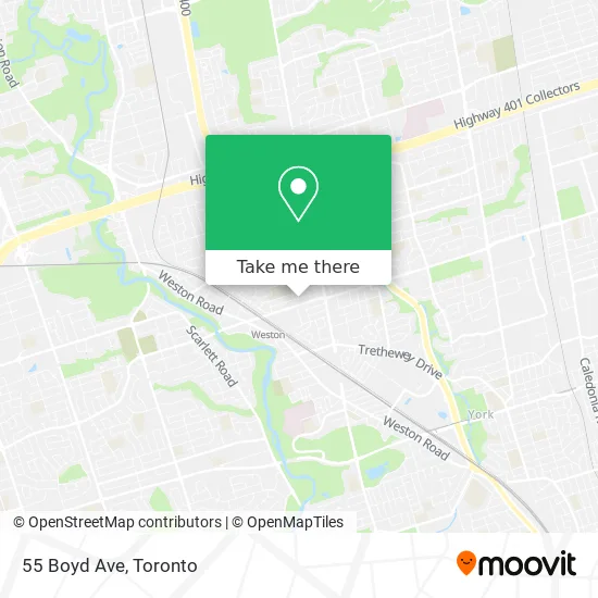 55 Boyd Ave map