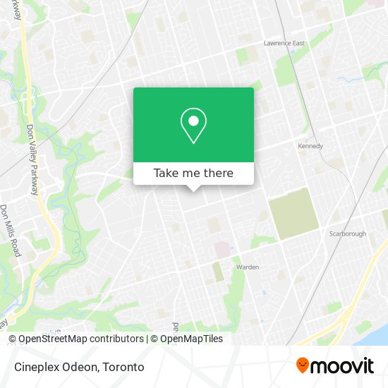 Cineplex Odeon map