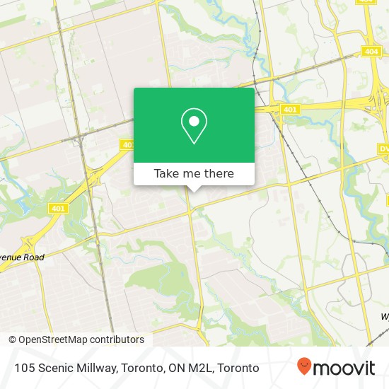 105 Scenic Millway, Toronto, ON M2L plan
