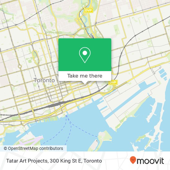 Tatar Art Projects, 300 King St E map