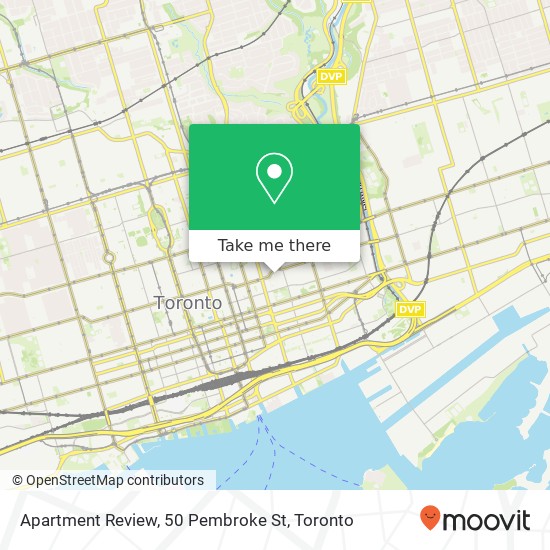 Apartment Review, 50 Pembroke St map