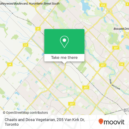 Chaats and Dosa Vegetarian, 205 Van Kirk Dr map