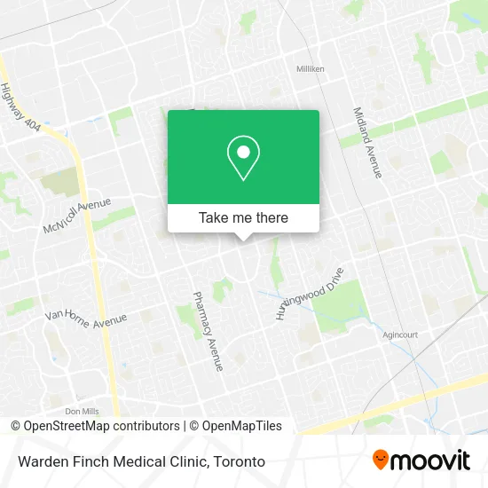 Warden Finch Medical Clinic map