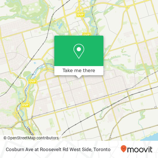 Cosburn Ave at Roosevelt Rd West Side map