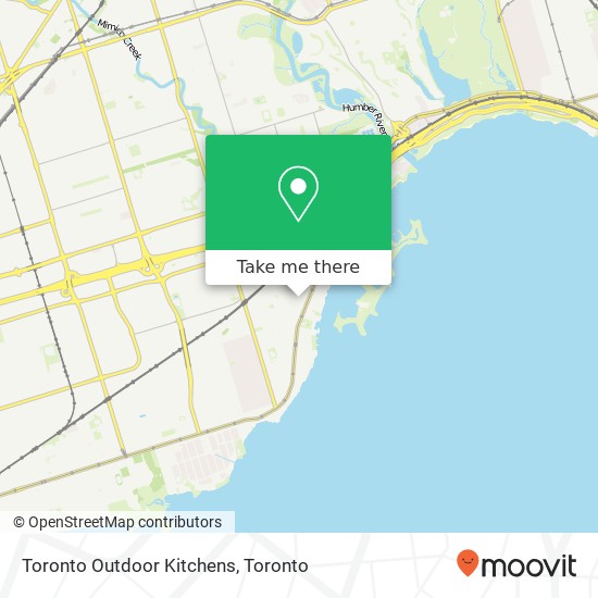 Toronto Outdoor Kitchens map
