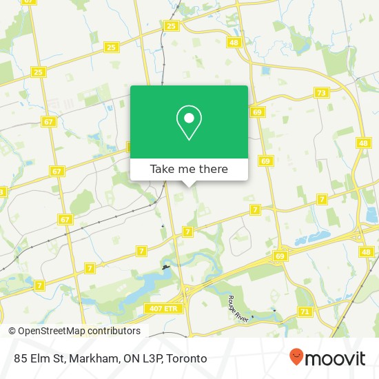 85 Elm St, Markham, ON L3P map