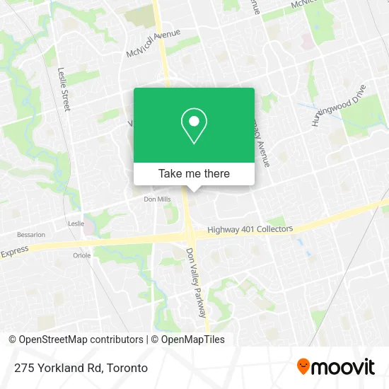 275 Yorkland Rd map