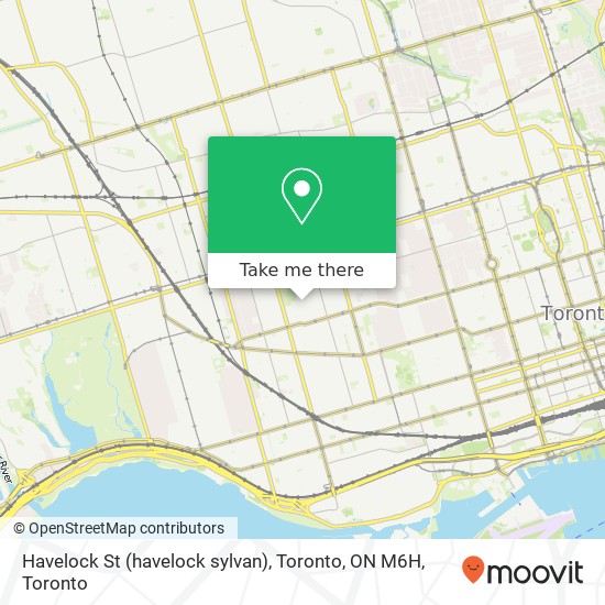 Havelock St (havelock sylvan), Toronto, ON M6H map